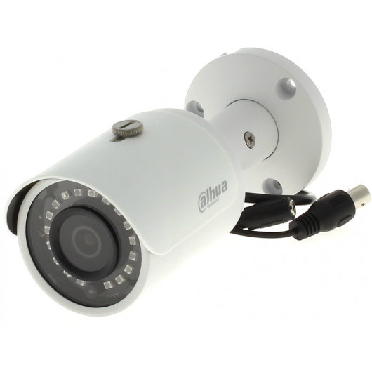 Kamera HD-CVI tubowa DAHUA HAC-HFW1200S-POC-0280B, 2 Mpix, IR 30 m, zewnętrzna, DWDR