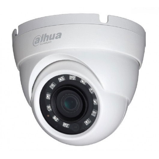 Kamera 4 w 1 kopułowa DAHUA HAC-HDW1200R-0280B, 2 Mpix, IR 20 m, DWDR