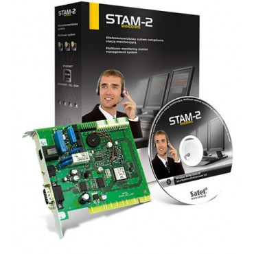 Karta podstawowa + program STAM-2 BASIC Satel STAM-2 BE