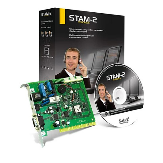 Karta podstawowa + program STAM-2 BASIC Satel STAM-2 BE