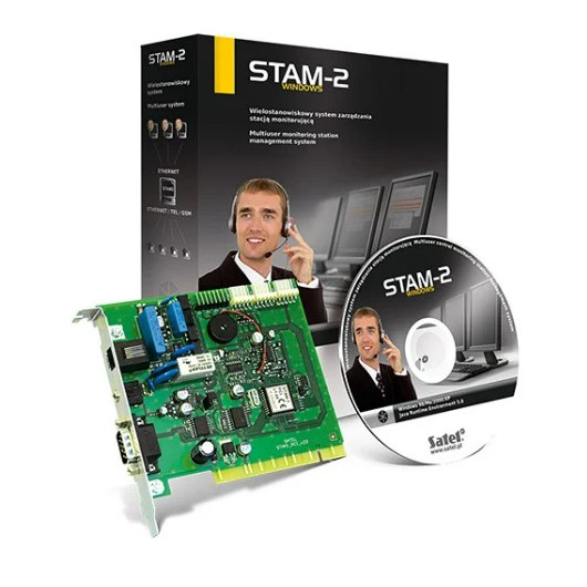 Karta podstawowa telefoniczna + program STAM-2 Basic Satel STAM-2 BT