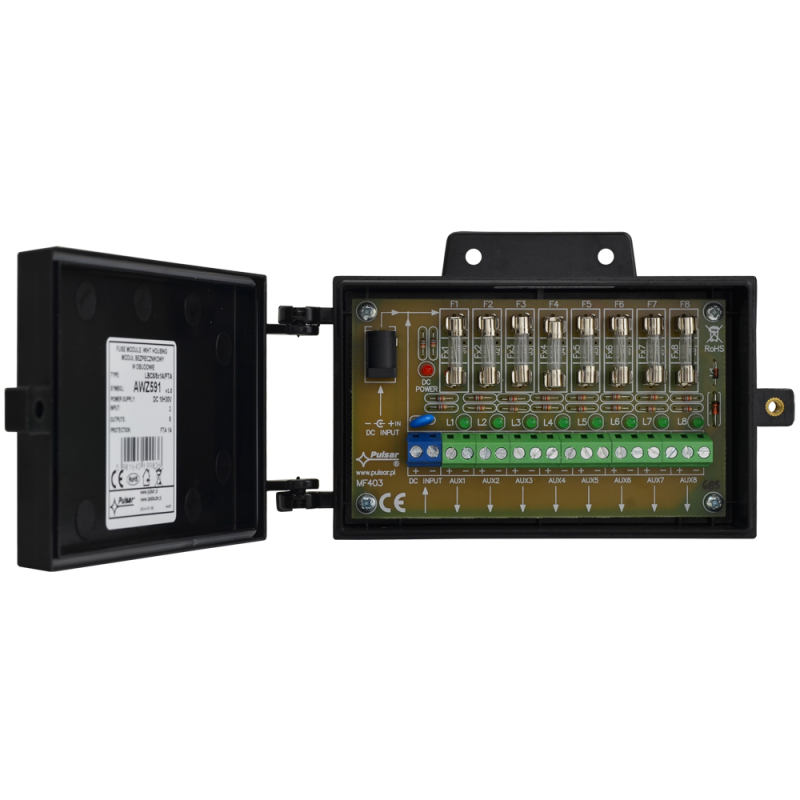 Moduł bezpiecznikowy w obudowie Pulsar AWZ591