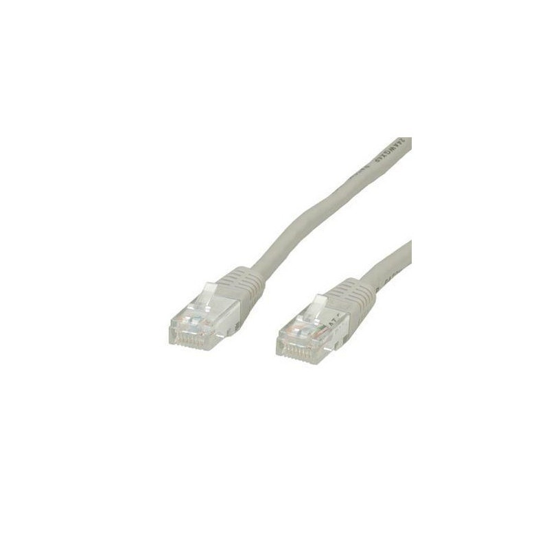 Patchcord UTP linka Kat.6 0,25m ŻÓŁTY