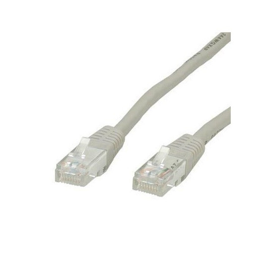 Patchcord UTP linka Kat.6 0,25m ŻÓŁTY