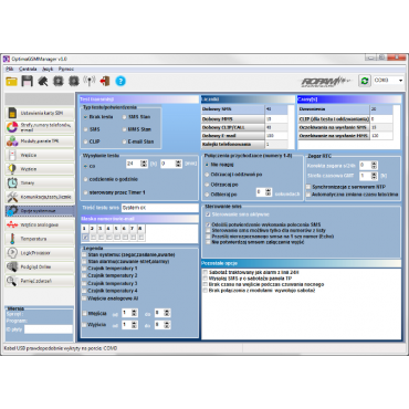 Centrala alarmowa ROPAM OptimaGSM-PS-D9M