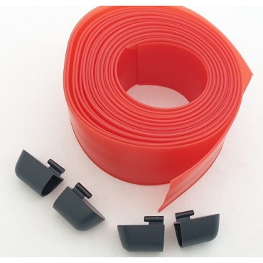 Listwa gumowa czerwona,...