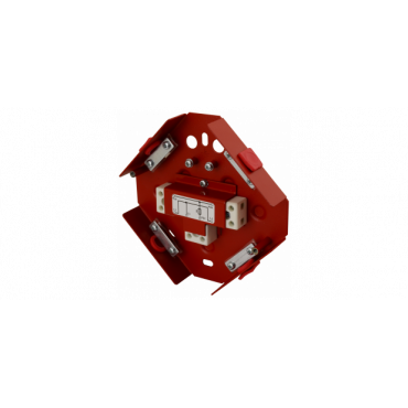 Puszka przyłączeniowa rozgałęźna 2x2,5mm2 ośmiokątna, bezpiecznik 0,375A AWOZ-125 S