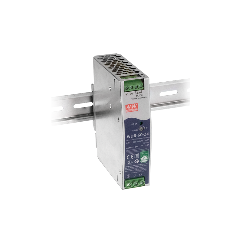 WDR-60-5 Pulsar WDR 5V/50W/10A zasilacz na szynę DIN