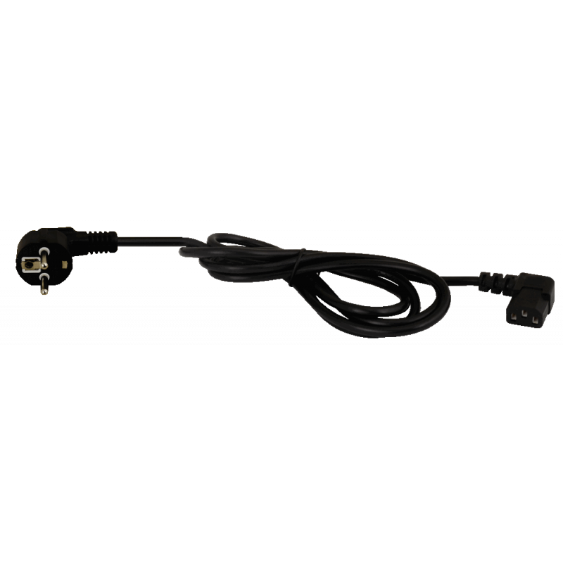 PSD13 Pulsar Kabel 230VAC 3×0.75mmsup2/sup, 1,8m, CEE 7/7 (EF), wtyk kątowy IEC C13
