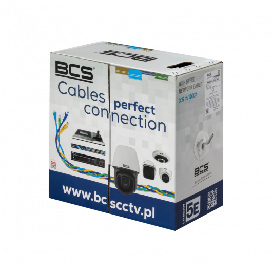 Kabel sieciowy BCS-U/UTP-CAT5E-PVC