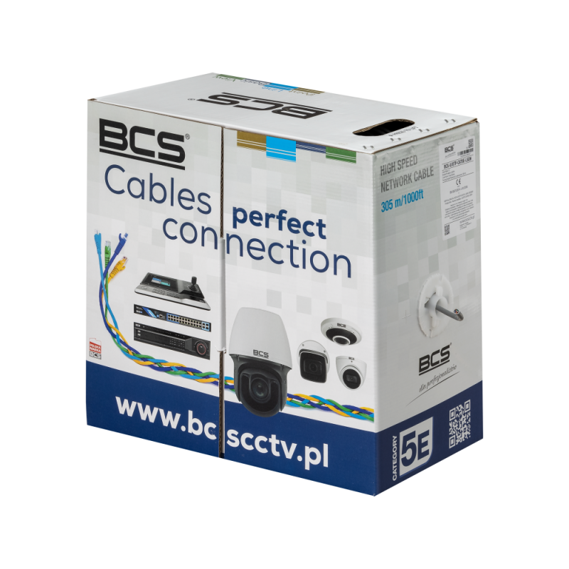 Kabel sieciowy BCS-U/UTP-CAT5E-LSOH