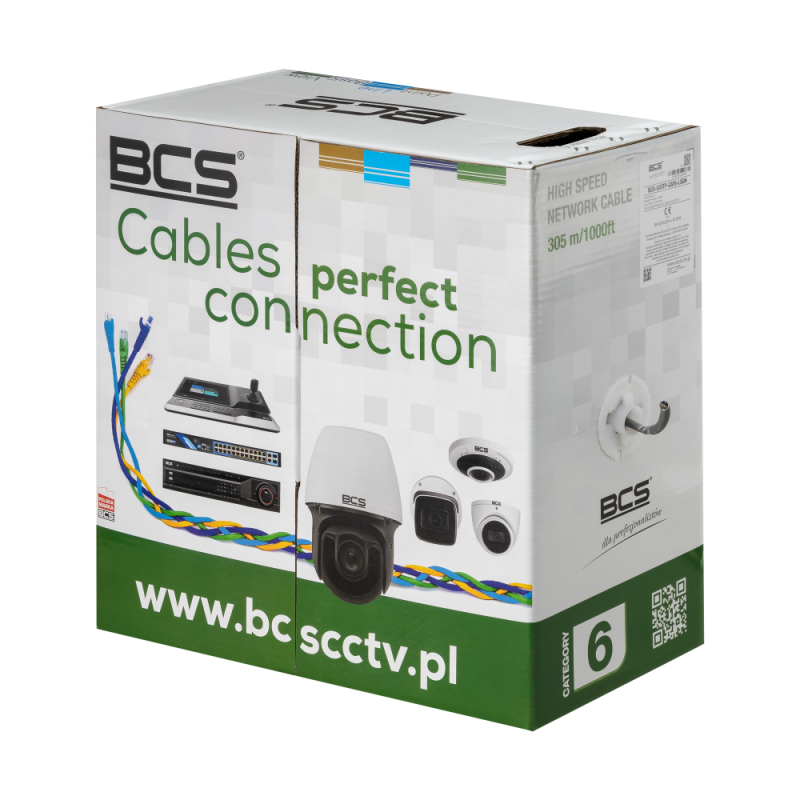 Kabel sieciowy BCS-U/UTP-CAT6-LSOH