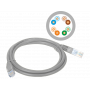 Patchcord U/UTP kat.5e PVC 20.0m szary ALANTEC 1