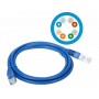 Patchcord U/UTP kat.5e PVC 2.0m niebieski ALANTEC 1