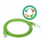 Patchcord U/UTP kat.5e PVC 2.0m zielony ALANTEC 1