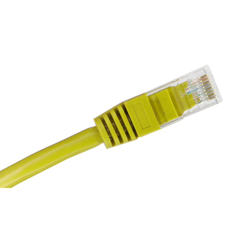 Patchcord U/UTP kat.6 PVC 2.0m żółty ALANTEC