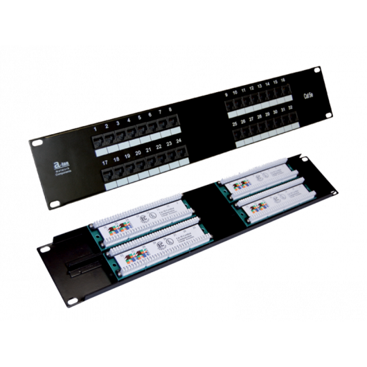 Patch panel UTP kat.5e 32 porty LSA 2U ALANTEC