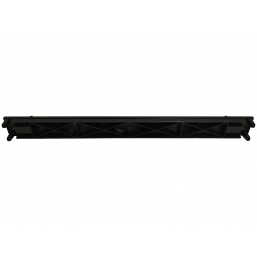 Zaślepka 1U 19", szybki montaż na klipsy, czarny ALANTEC