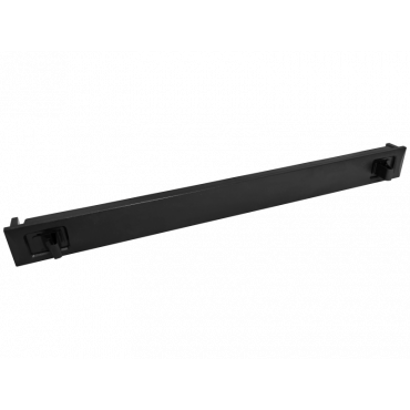 Zaślepka 1U 19", szybki montaż na klipsy, czarny ALANTEC