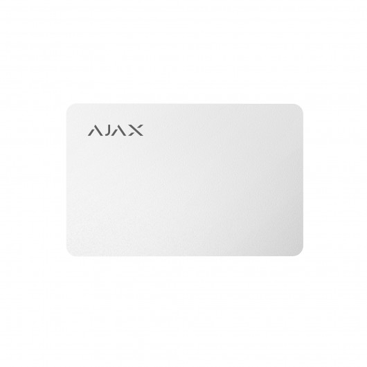 Ajax Batch of Pass - biała karta zbliżeniowa do KeyPad Plus (10 szt.)