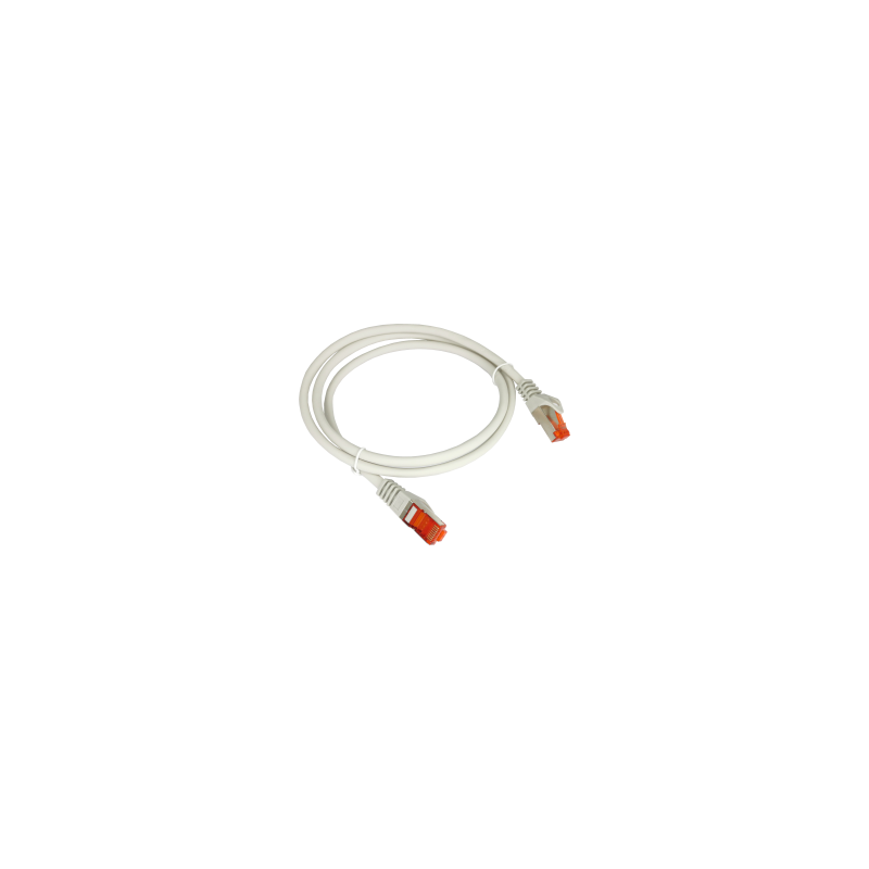 Patchcord F/UTP kat.5e PVC 0.25m szary ALANTEC