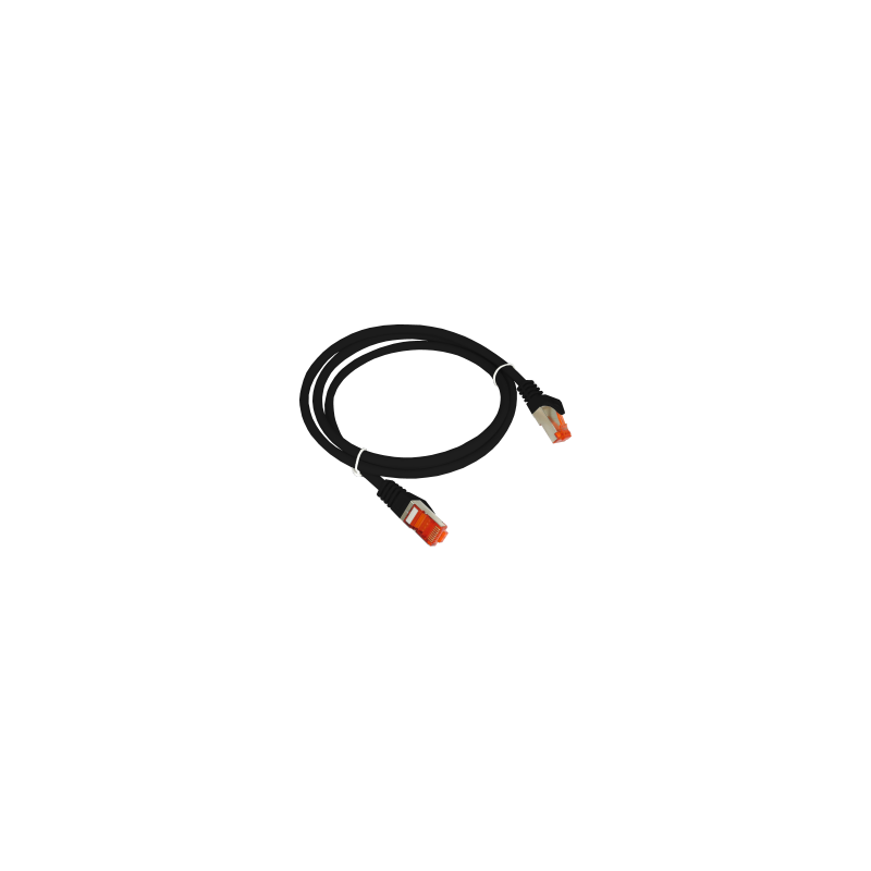 Patchcord S/FTP kat.6A LSOH 2.0m czarny ALANTEC