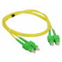 Patchcord światłowodowy jednomodowy SC/APC-SC/APC duplex SM 9/125 3.0m ALANTEC 1