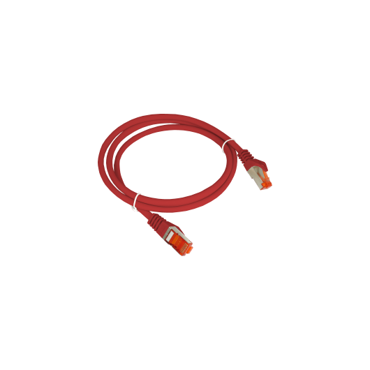 Patchcord S/FTP kat.6A LSOH 2.0m czerwony ALANTEC