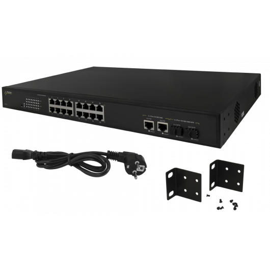 Switch 16-portowy SF116 do 16 kamer IP