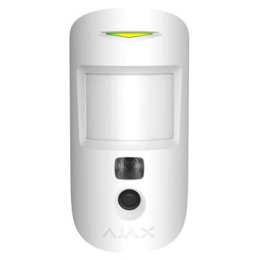 Czujnik ruchu z kamerą fotograficzną Ajax MotionCam biały