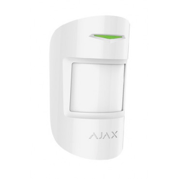 Czujnik ruchu z sensorem mikrofalowym Ajax MotionProtect Plus biały
