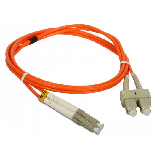 Patchcord światłowodowy wielomodowy SC-LC duplex MM 50/125 2.0m ALANTEC