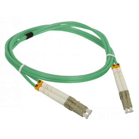 Patchcord światłowodowy wielomodowy LC-LC duplex MM OM3 50/125 5.0m ALANTEC