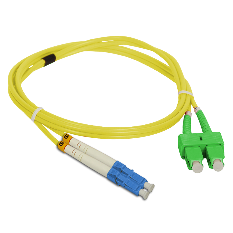 Patchcord światłowodowy jednomodowy SC/APC-LC duplex SM 9/125 2.0m  ALANTEC