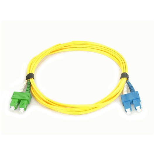 Patchcord SM SC/APC-SC duplex 9/125 1.0m ALANTEC