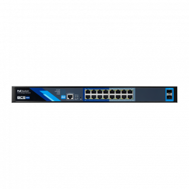 Switch PoE BCS-B-SP16G-2SFP-M