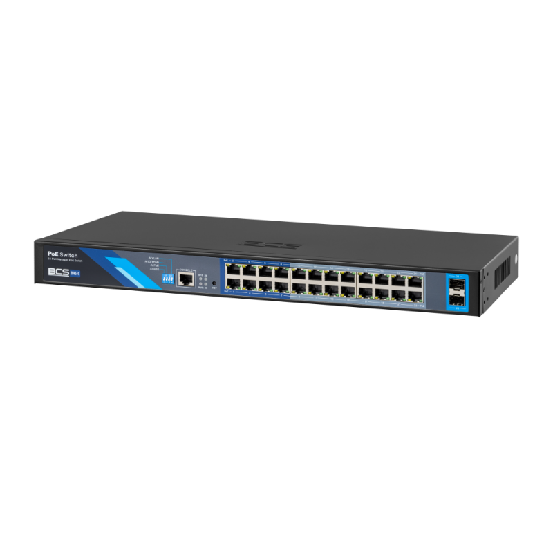 Switch PoE BCS-B-SP24G-2SFP-M