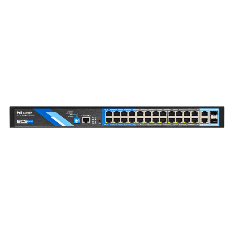 Switch PoE BCS-B-SP2402G-2SFP-M