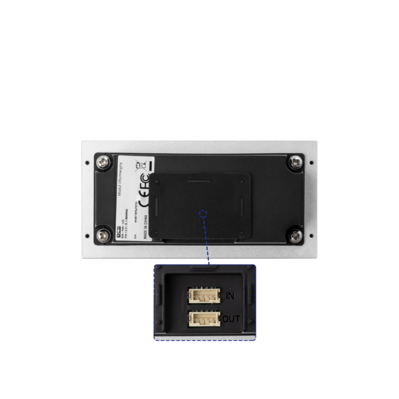 Pojedynczy moduł informacyjny BCS-PAN-LED