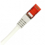 Patchcord F/UTP kat.6 PVC 0.25m szary ALANTEC 2