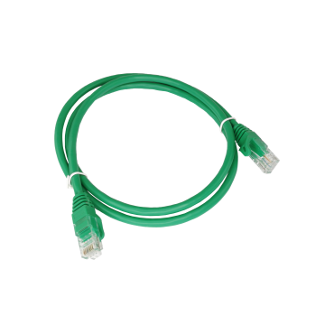 Patchcord U/UTP kat.6 PVC 5.0m zielony ALANTEC