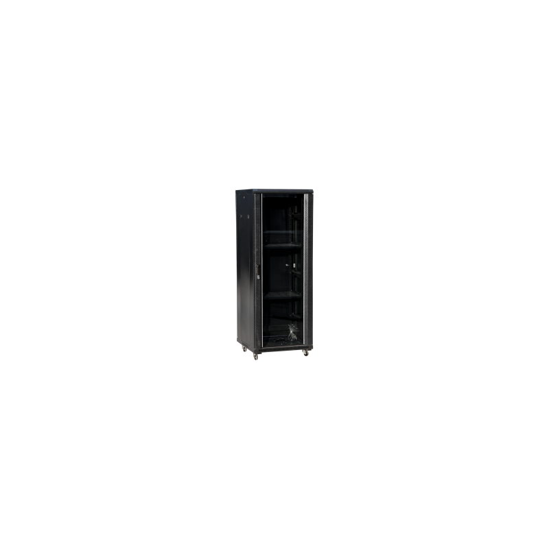 Szafa 42U stojąca 19" 800x800mm drzwi szklane Q-LANTEC