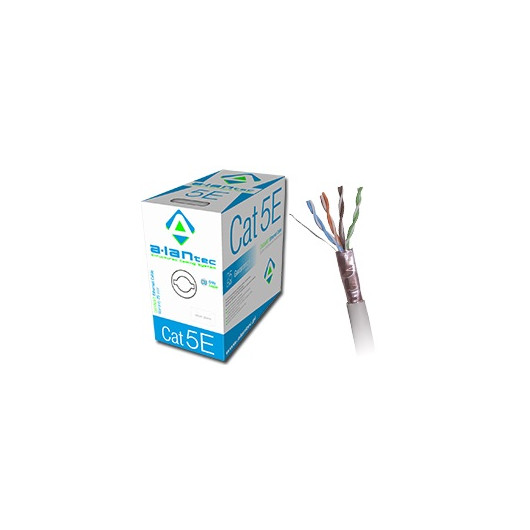 Kabel kat.5e LSOH F/UTP 4x2x24AWG ALANTEC  (ŻÓŁTA powłoka)