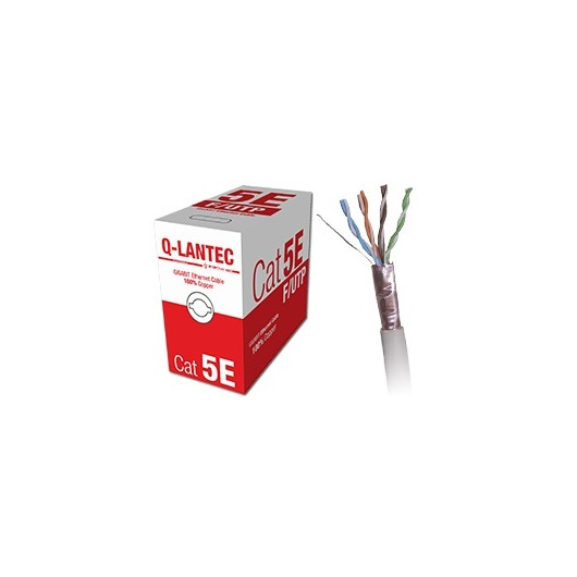 Kabel kat.5e PVC F/UTP drut 4x2x0,5 Q-LANTEC / 305m