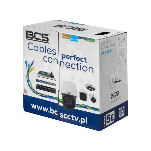 Zewnętrzny żelowany kabel instalacyjny BCS-U/UTP-CAT5E-PE+G