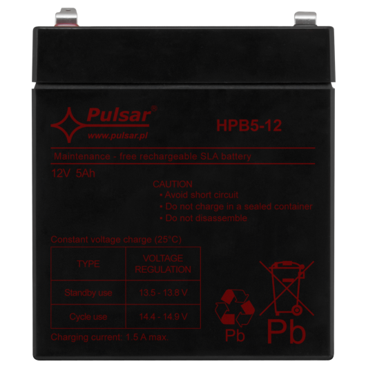 HPB5-12 Pulsar Akumulator 5Ah/12V HPB