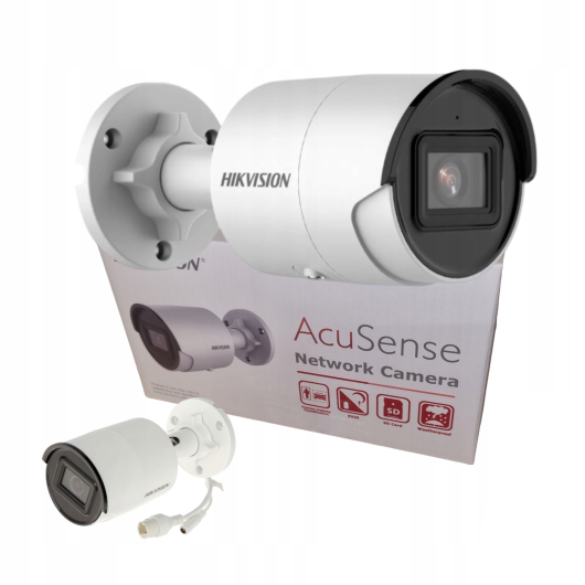 Kamera tubowa IP 4 MPX Hikvision DS-2CD2043G2-I AcuSense Kamera tubowa IP 4 MPX Hikvision DS-2CD2043G2-I AcuSense