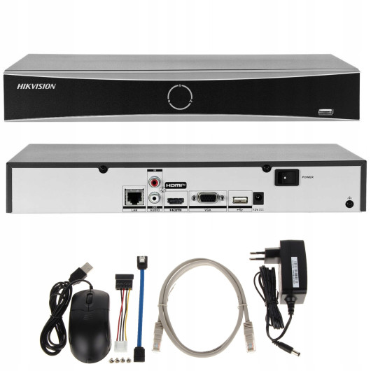 Rejestrator IP 4-kanałowy Hikvision DS-7604NXI-K1