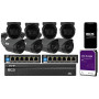 System monitoringu IP BCS z 8 kamerami tubowymi 5 MPIX 5